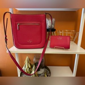 KATE SPADE Leila Top Zip Crossbody w/wallet (NWOT)